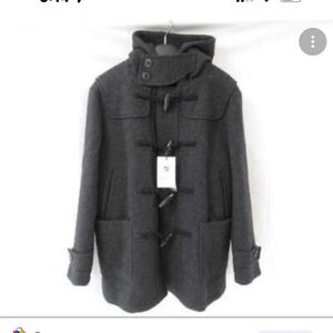 Uniqlo wool blends duffel coats dark green size XS